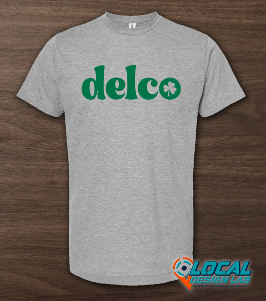 Delco Irish font Shirt